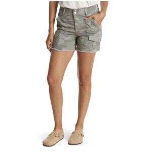 Democracy AB Technology Woman's Mold & Hold High Rise Camo Shorts Size 2 $90